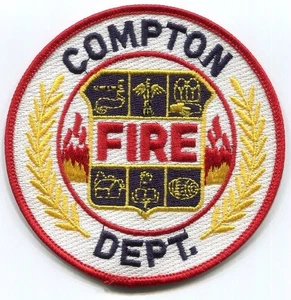 CALIFORNIA - Departamento de Bomberos de Compton  [Parche de hombro] - Imagen 1 de 1
