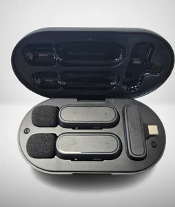 Wireless Lavalier Clip-on Microphones with Charging Case FAST FREE SHIPPING b - Picture 1 of 9
