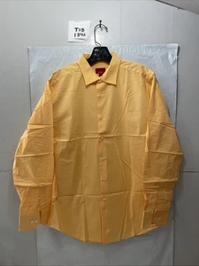 Alfani orangefarbenes Hemd mit Knopfleiste Herren Größe M 15-15 1/2 - Bild 1 von 4