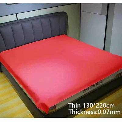 SPA Impermeable Sábana Plana PVC Adulto Juego Hipoalergénico Colchón Cubierta Ropa de Cama Foto 1 de 4
