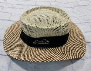 Disney World Arnold Palmer Golf Management Bay Hill Straw Hat Ahead Headwear S/M - Picture 1 of 10