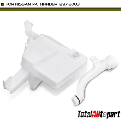 Depósito de lavadora de parabrisas con tapa y bomba de lavadora para Nissan Pathfinder 97-03 Foto 1 de 4