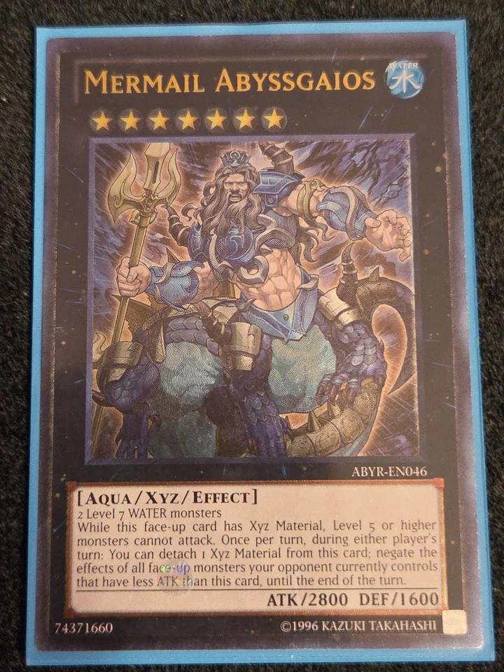 Mermail Abyssgaios - ABYR-EN046 - Ultimate Rare - Unlimited Edition NM YuGiOh!   - Image 1 of 1