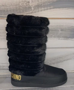 Love Moschino Monboot Noir Taille Eu37/38 MB32 - Picture 1 of 7