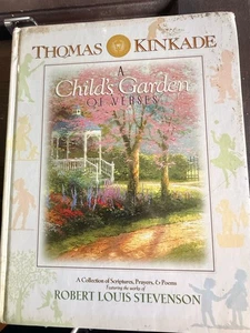 Thomas Kinkade A Child’s Garden Of Verses Featuring Robert Louis Stevenson 1999 - Imagen 1 de 3