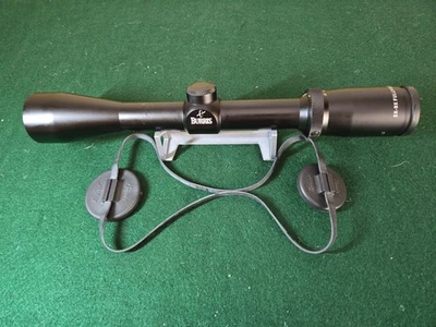 Burris 3-9x40 Full Field II + Enfoque de retícula, tapas de mira telescópica, retícula plex balística. Foto 1 de 4