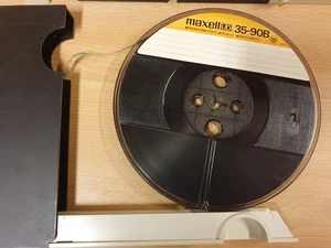 7" (18 CM) REEL TAPE MAXELL IN 3M SCOTCH BOX / #827 - Picture 1 of 2