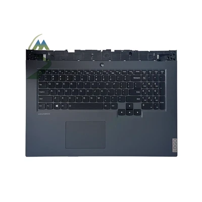 New For Lenovo Legion 5-17IMH05 17IMH05H 17ARH05H Palmrest Keyboard Bezel US BL - Image 1 of 4