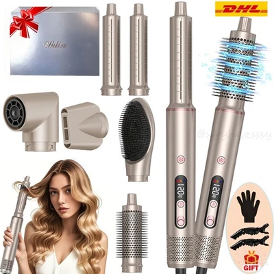 6 in 1 Haarbürste Haarstyler, Airstyler, Lockenstab, Haarstyler, Haarstyling Set - Bild 1 von 4