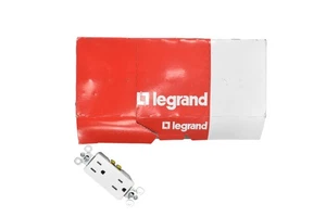 Legrand Radiant 885TRW Tamper-Resistant Duplex Receptacle 15A 125V White 10-Pack - Picture 1 of 9
