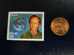 Denis Hayes Autor Umwelthelden Palau perforierte Briefmarke - Bild 1 von 1