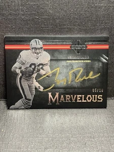 Tarjeta Jerry Rice Auto On 2017 Panini Majestic Marvelous Gold/10 49ers Salón de la fama - Imagen 1 de 3