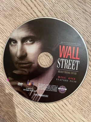 Wall Street (1987) DVD • Disc Only • Tested & Works Foto 1 de 2