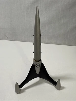 Raro Retro 51 Escritorio Rocket Ship Pen Lanchpad De Colección Escritura Foto 1 de 4