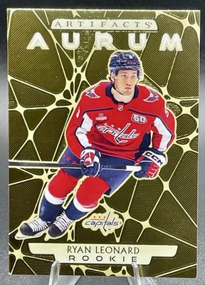 2025-26 Upper Deck Artifacts - Ryan Leonard #6 - Aurum (Unscratched) - Capitals - Image 1 of 2