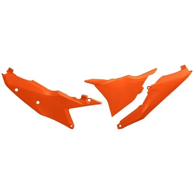 UFO Side Panels Non Vented KTM Orange For KTM 500 EXC-F Six Days 2024-2025 — 第 1/2 张图片