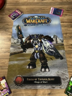 "Póster de World of Warcraft Wrath of the Lich King 2009 Rare Dogs of War 27""X39,5""" Foto 1 de 4