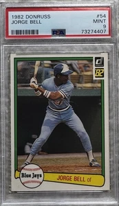 Donruss George Bell RC 1982 PSA 9 - Imagen 1 de 2
