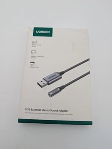 UGREEN 24bit 96KHz DAC USB External Stereo Sound Adapter Brand New in box - Picture 1 of 3