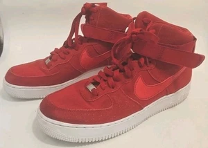 Nike Air Force 1 Größe 11 High Gym Rot Wildleder Streetwear 2015 Herren 315121-604  - Bild 1 von 12