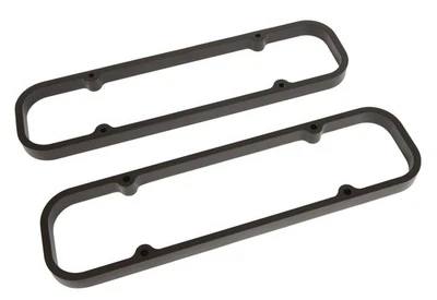 Valve Cover Spacers 1.00" Thick Alum. Perimeter Bolt Black Pontiac V8 Pair Foto 1 de 3