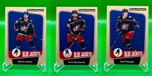 2024-25 Parkhurst Champions Hockey Columbus Blue Jackets 3 Karten Lot (B) - Bild 1 von 2