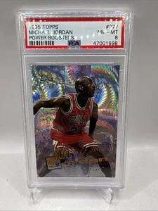 1995-96 Topps - Power Boosters Michael Jordan #277 PSA 8 - Picture 1 of 2