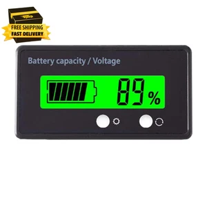 Indicatore Capacità Batteria LCD Voltmetro 12V-48V Golf Cart Gauge Impermeabile - Foto 1 di 7