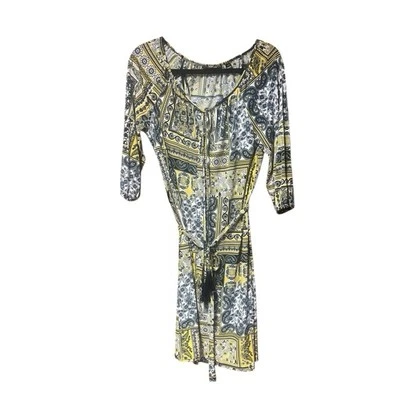 Vestido con cinturón floral de cachemira Mlle Gabrielle Foto 1 de 4