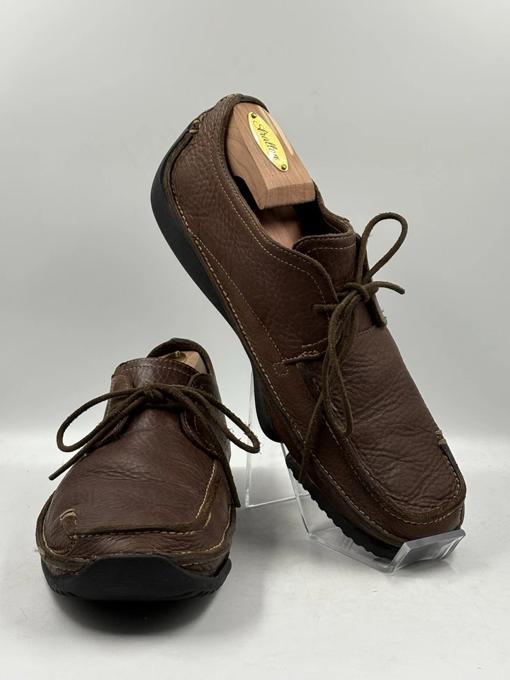Timberland Zapatos Confort Inteligentes Para Hombres Talla 9.5 M Marrón Cuero Mocasín Con Cordones Sin usar, en Caja Foto 1 de 4