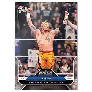 2025 Topps NOW WWE Rey Fenix Debut 4/4 SmackDown Rookie Card #35 IN HAND - Picture 1 of 1