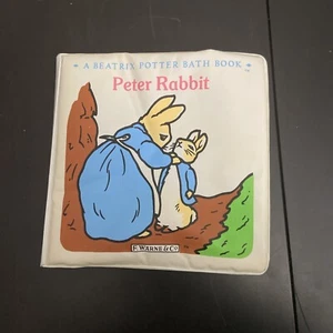 A Beatrix Potter Bath Book Vintage 1989 Water-Safe Frederick Warne & Co. RARE - Picture 1 of 6