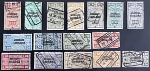 Belgium 1929-31 P20-27, P29-P30, P32-P37 Lot of 16 Used Newspaper Postage Due - Picture 1 of 2