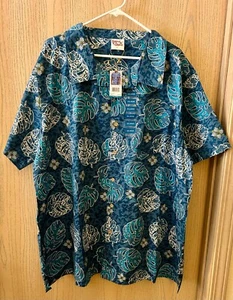 Herren Hawaiihemd Neu Mit Etikett Tropical M/XL/XXL Barefoot in Paradise - Bild 1 von 6