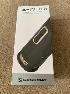 Scosche Boom Bottle+ Waterproof Wireless Speaker Black/Gold - Brand New - Picture 1 of 5