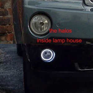 LED halo ring for Jeep Grand Cherokee 04-10 fog light angle eye lamp Demon DRL - Picture 1 of 36