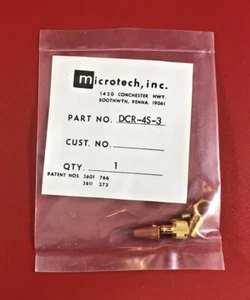 MICROTECH INC. DCR-4S-3 GOLD CONNECTOR - Picture 1 of 3