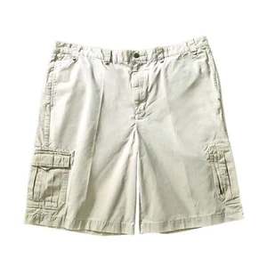 Pantalones Cortos Carga Eddie Bauer, 100% Algodón, Caqui, Talla 44 Alto - Imagen 1 de 5