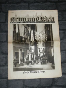 Heim und Welt 45 / 1931 * Indicador de Dresde * Orangerie Willy Kriegel Mussolini - Imagen 1 de 2