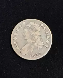 1823 gedeckte Büste halber Dollar - Bild 1 von 2