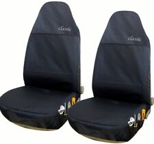Produktbild - EUGAD 2er Auto Sitzbezüge Einzelbezug Werkstattschoner Sitzschoner schwarz Weiß 