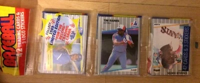 Fleer Rack Pack 1989 Joe Girardi Rolando Roomes novato, Tim Raines Charlie Hayes Foto 1 de 2