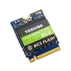 Festplatte SSD Toshiba Kioxia 256GB (BG4) M.2 2230 NVMe PCIe (2000/800 MB/s) - Bild 1 von 2