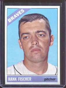 1966 Topps Baseball # 381 Hank Fischer (NM) Near Mint - Picture 1 of 2