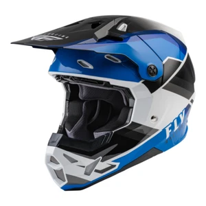 Fly Formula CP Rush Helmet Black/Blue/White - Picture 1 of 9