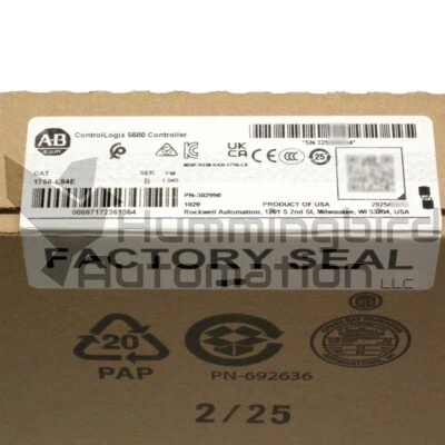 2025 Allen Bradley 1756-L84E /B ControlLogix SEALED Surplus 20MB PLC *US SELLER* - Image 1 of 4