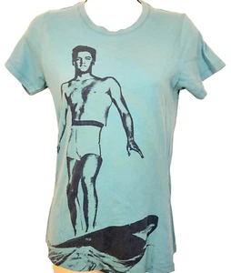 Camiseta de surf ELVIS PRESLEY verde azulado Hawaii para mujer XS/PEQUEÑA directa de Graceland - Imagen 1 de 9