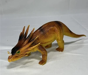 Imperial 198 Styracosaurus Dinosaur Figure 10.5" Hard Plastic Collector - Picture 1 of 9