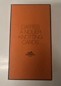 Hermes Schal Accessoire Knüpfkarten Nr.5 #5 Wie man einen Schal bindet Orange Box - Bild 1 von 7