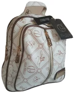Giulia Pieralli Damen Rucksack Tasche Bag Beige Kostenlos Versand neu DHL - Bild 1 von 5